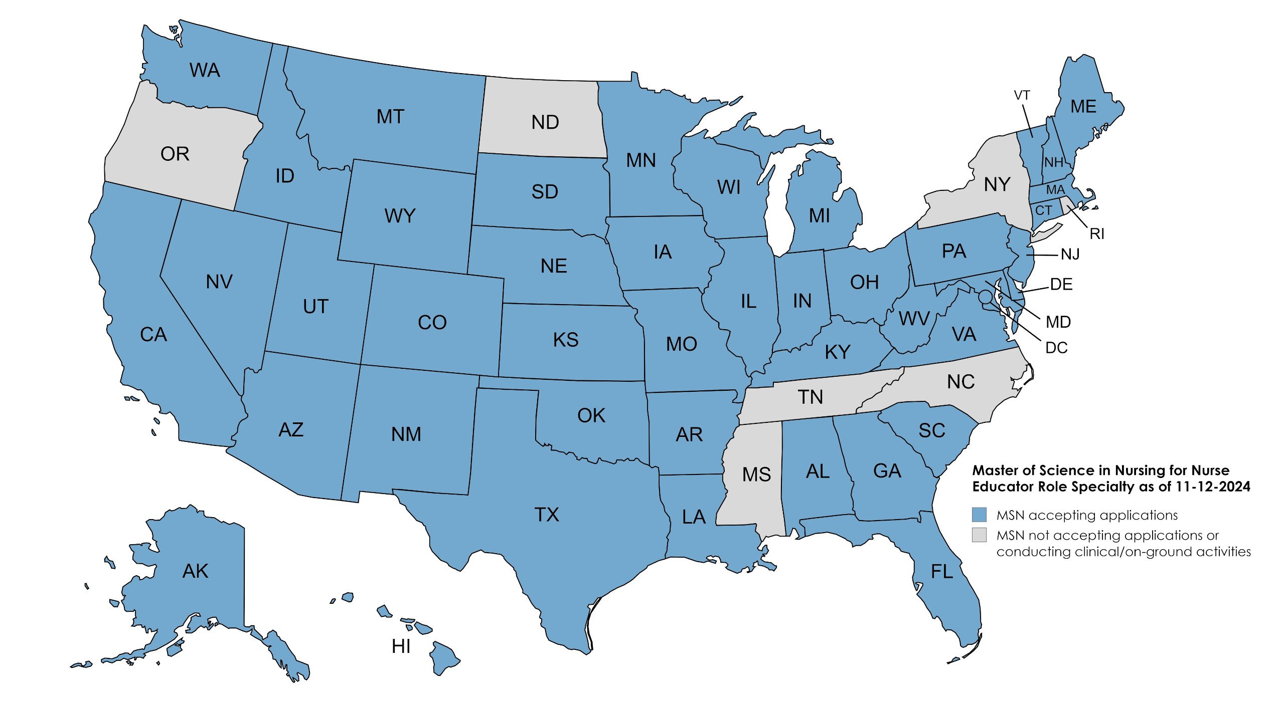 MSN Nurse Educator website-map-11-12-24